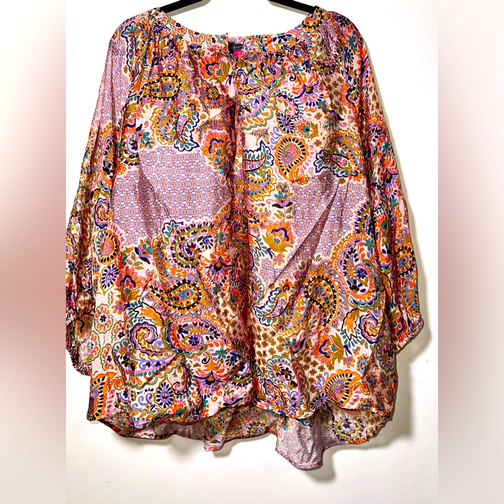 NWT VINCE CAMUTO Sheer Blouse - various‎ sizes